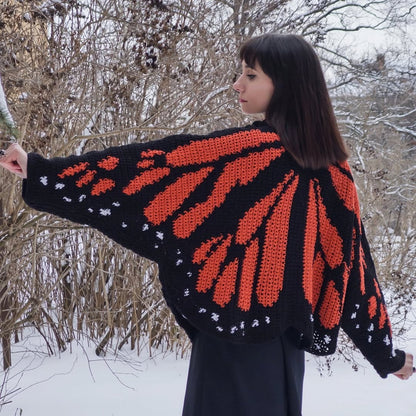 monarch - butterfly cardigan