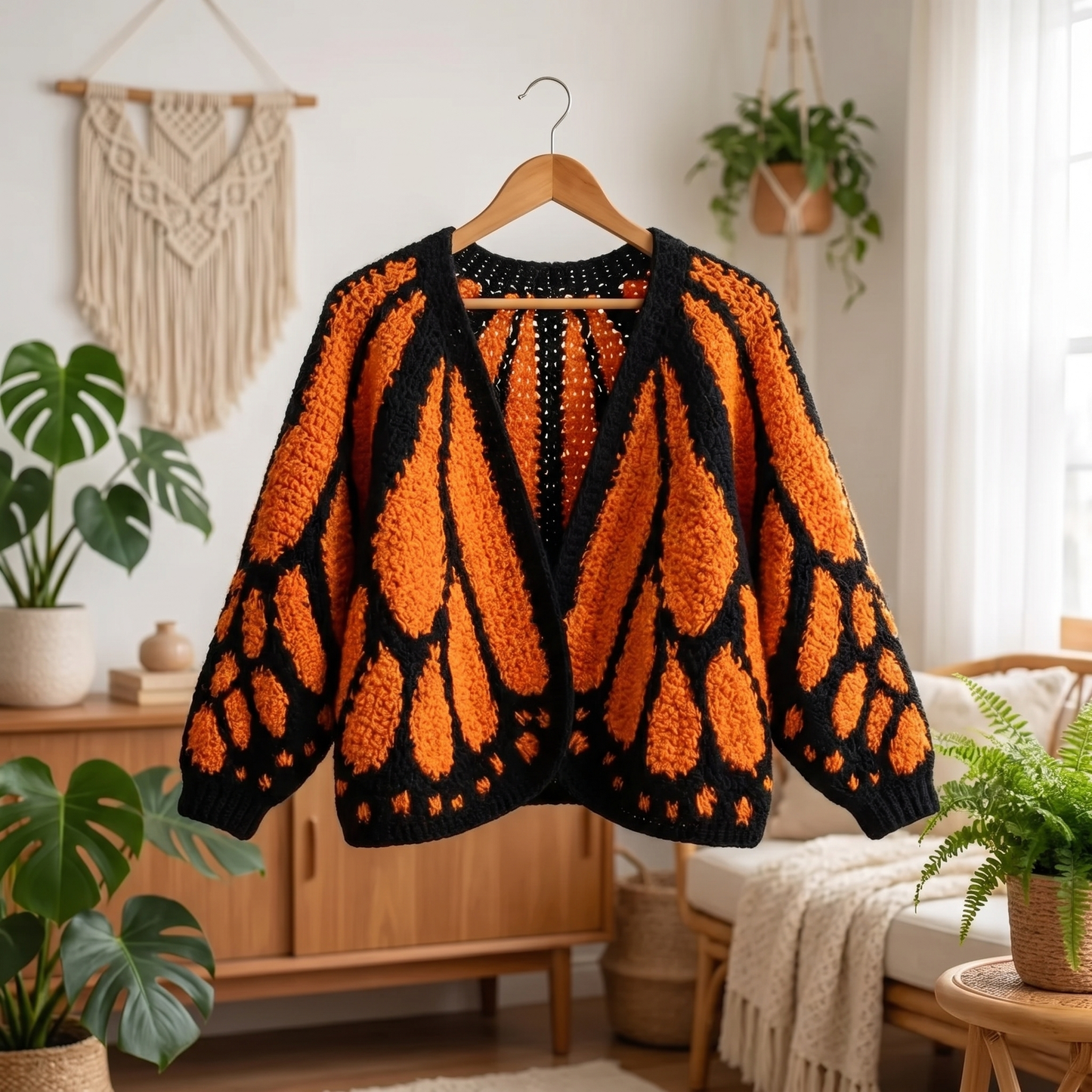 monarch - butterfly cardigan
